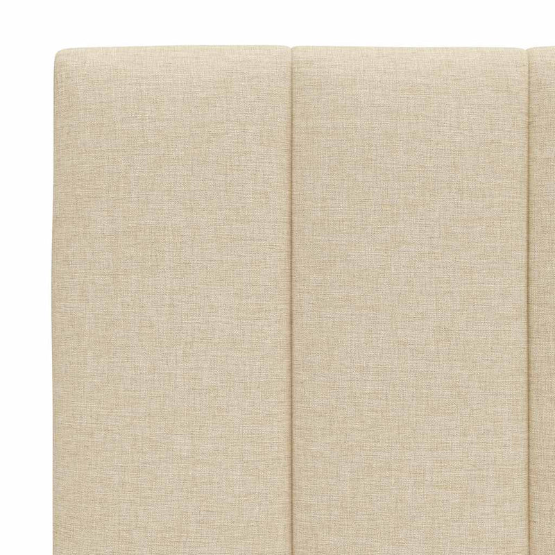 Pernă pentru tăblie de pat, Hanko, crem, 80 cm, material textil