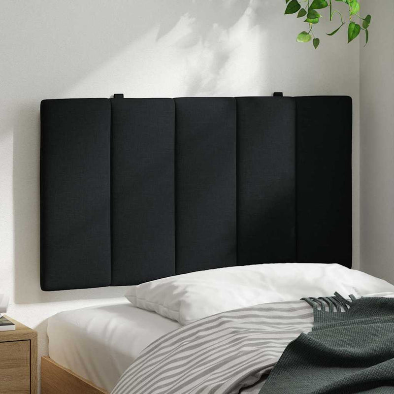 Pernă pentru tăblie de pat, Hanko, negru, 90 cm, material textil