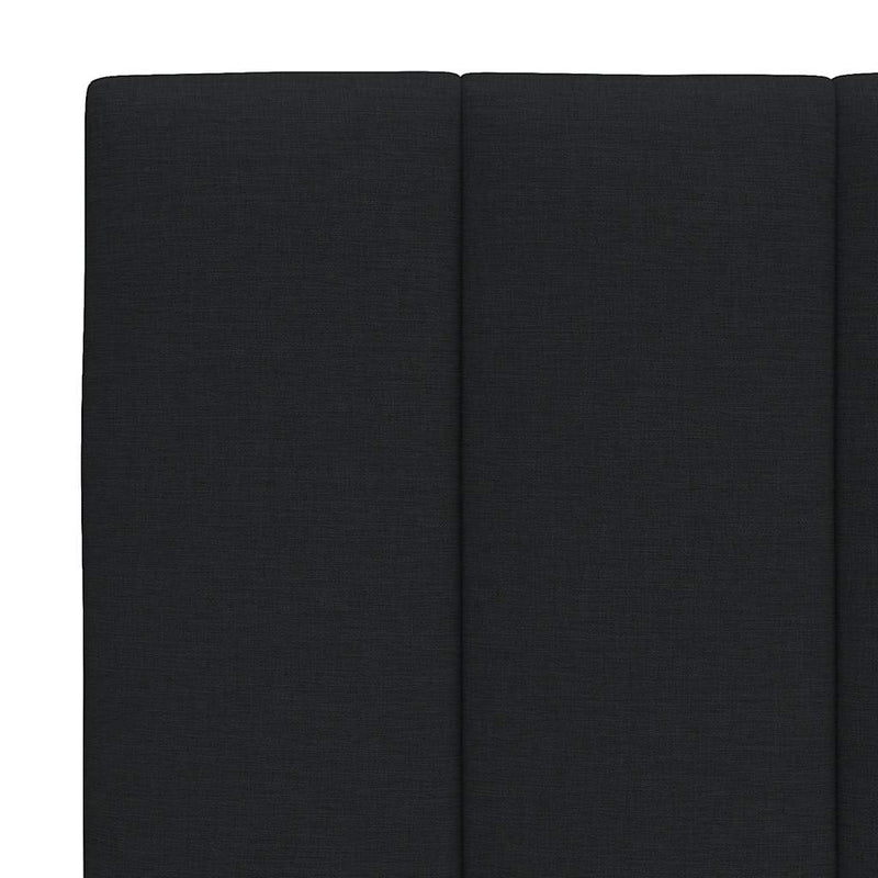 Pernă pentru tăblie de pat, Hanko, negru, 90 cm, material textil