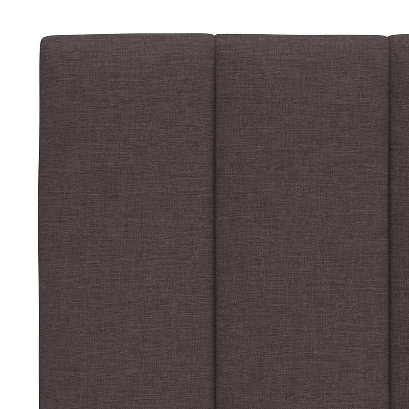 Pernă pentru tăblie de pat, Hanko, maro închis, 90 cm, material textil