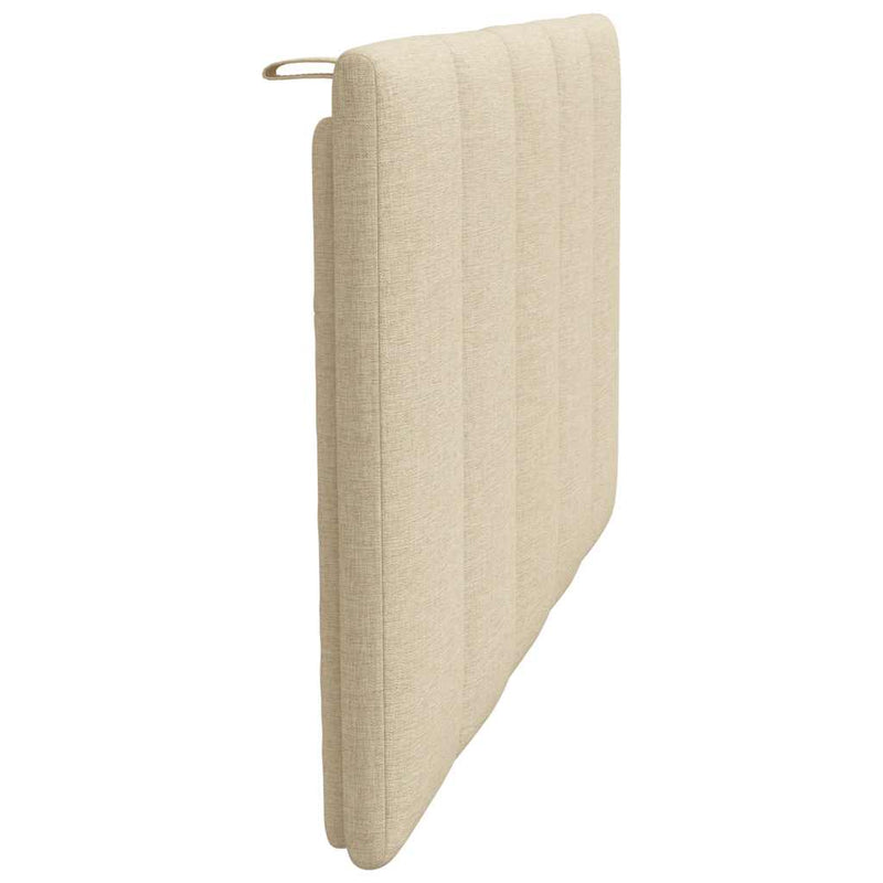 Pernă pentru tăblie de pat, Hanko, crem, 90 cm, material textil