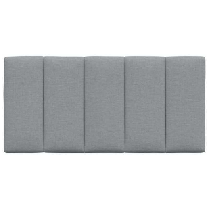 Pernă tăblie de pat, Hanko, gri deschis, 100 cm, material textil