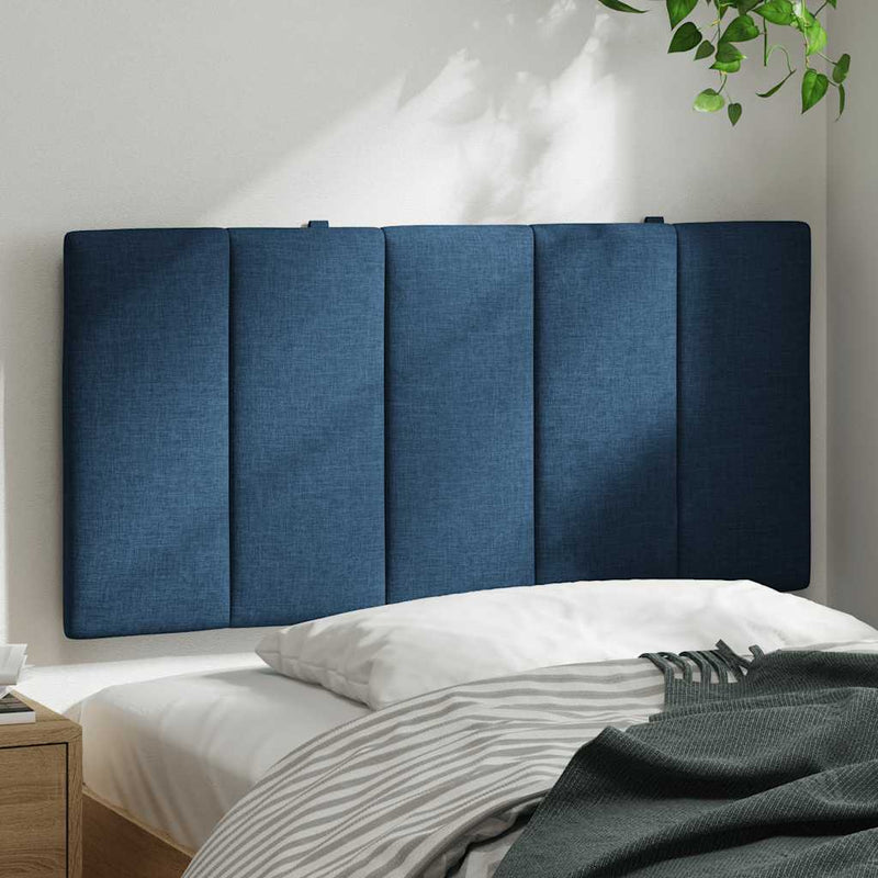 Pernă pentru tăblie de pat, Hanko, albastru, 100 cm, material textil