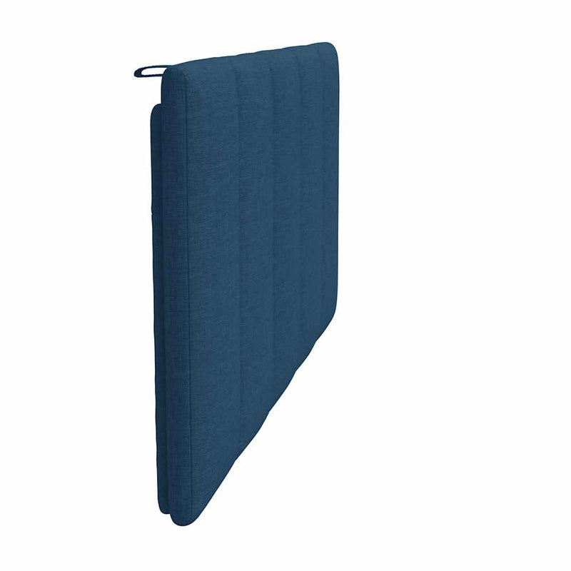 Pernă pentru tăblie de pat, Hanko, albastru, 100 cm, material textil