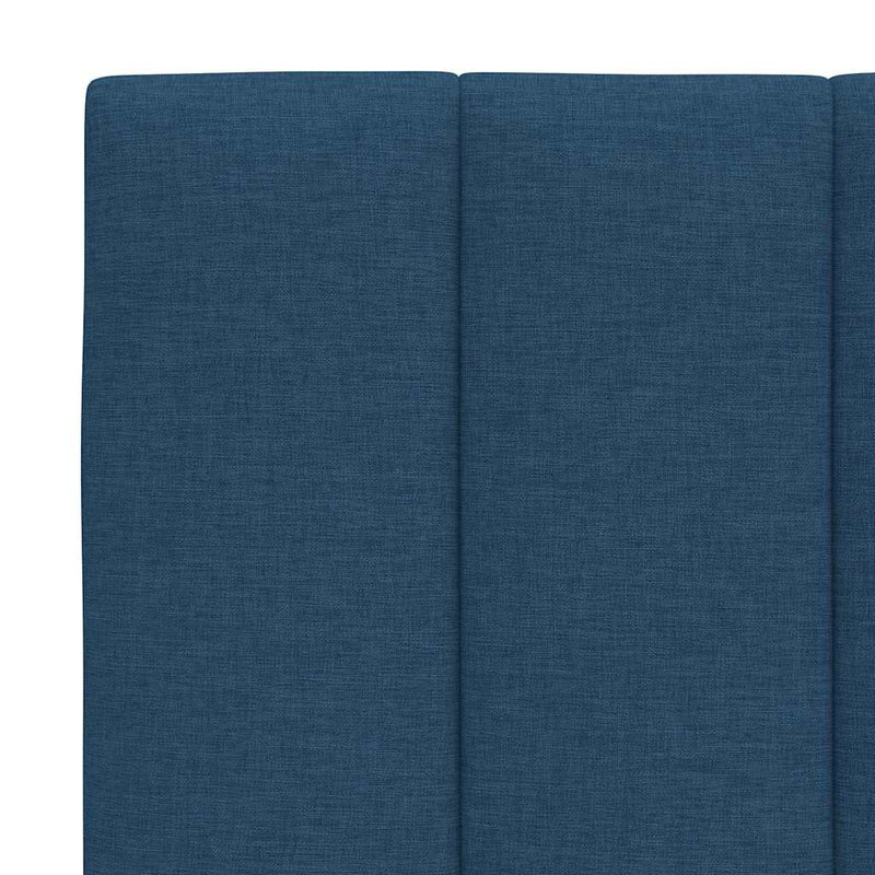Pernă pentru tăblie de pat, Hanko, albastru, 100 cm, material textil