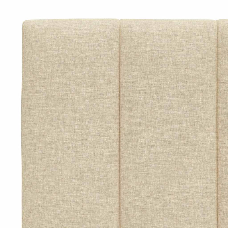 Pernă pentru tăblie de pat, Hanko, crem, 120 cm, material textil
