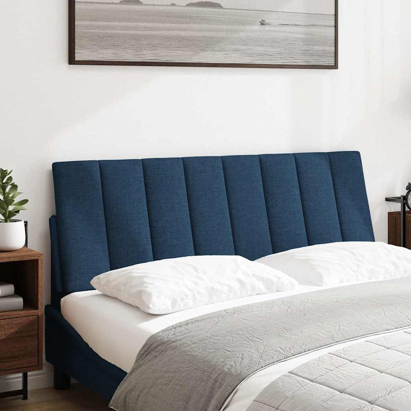 Pernă pentru tăblie de pat, Hanko, albastru, 120 cm, material textil