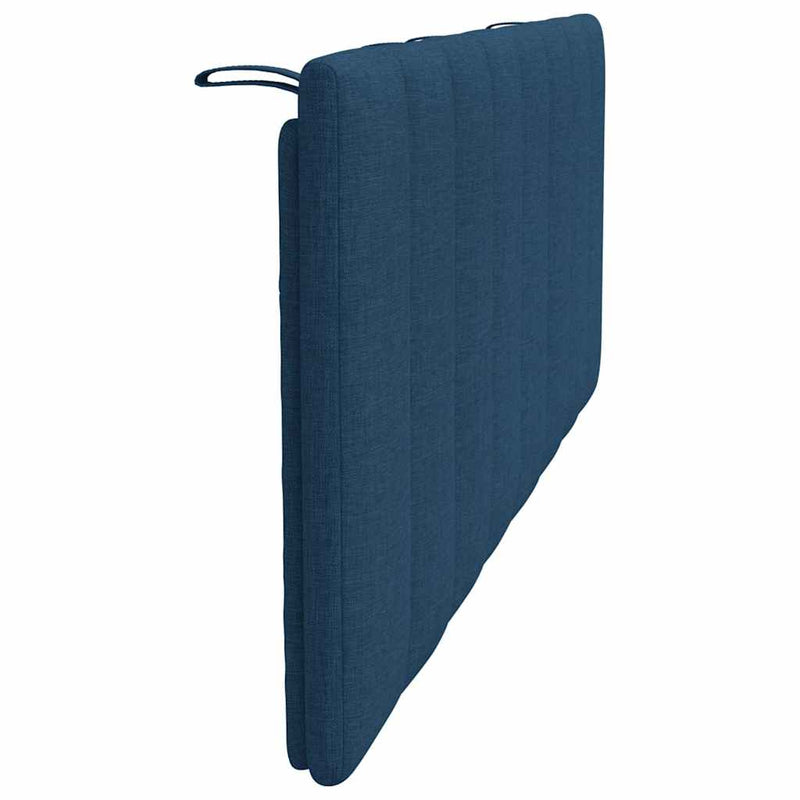 Pernă pentru tăblie de pat, Hanko, albastru, 120 cm, material textil