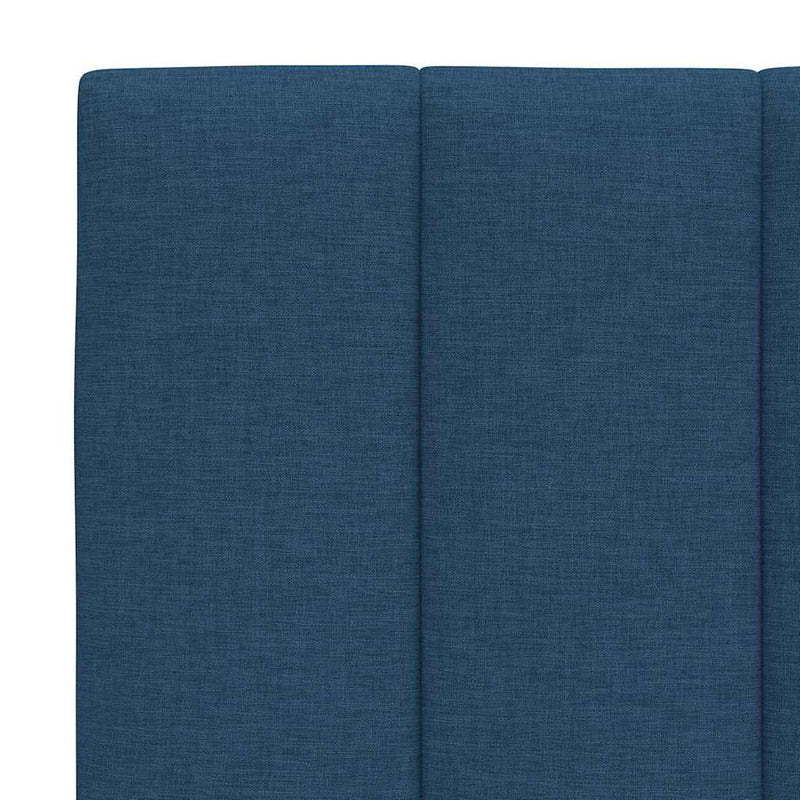Pernă pentru tăblie de pat, Hanko, albastru, 120 cm, material textil