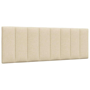 Pernă pentru tăblie de pat, Hanko, crem, 140 cm, material textil