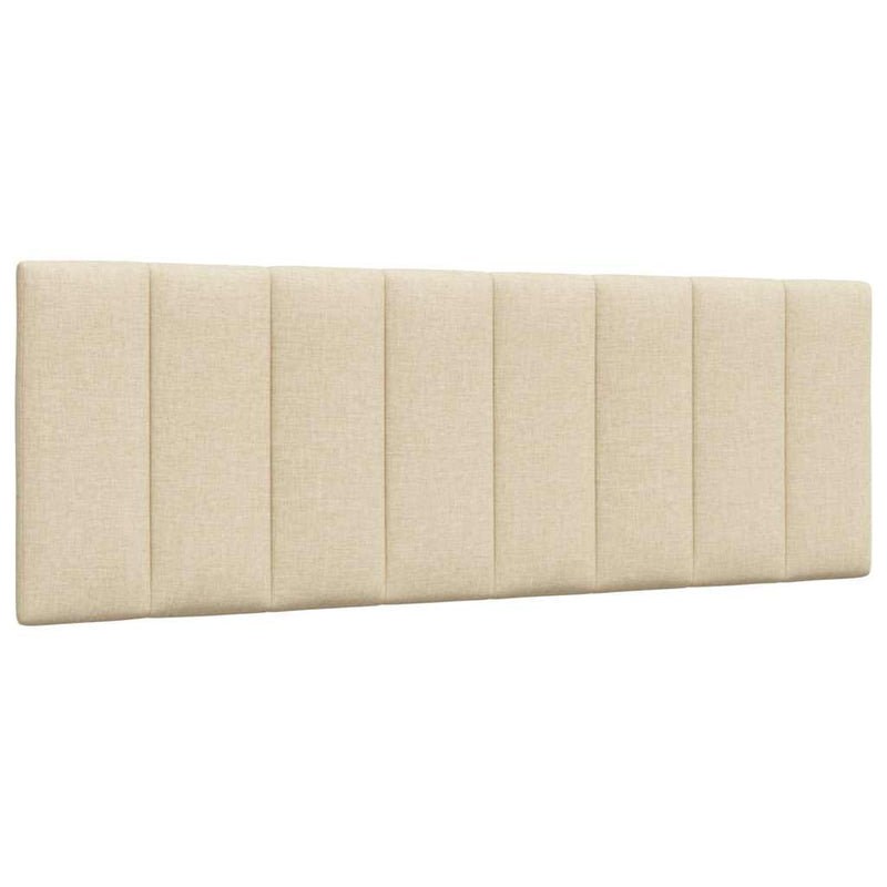 Pernă pentru tăblie de pat, Hanko, crem, 140 cm, material textil