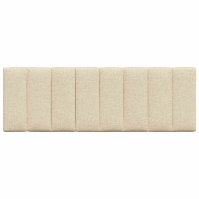 Pernă pentru tăblie de pat, Hanko, crem, 140 cm, material textil