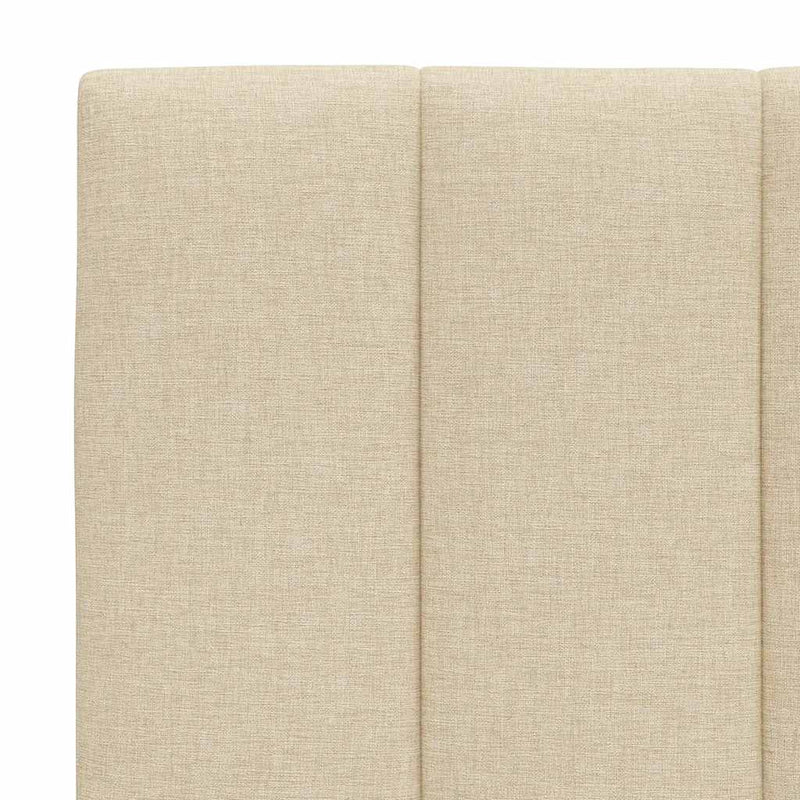 Pernă pentru tăblie de pat, Hanko, crem, 140 cm, material textil