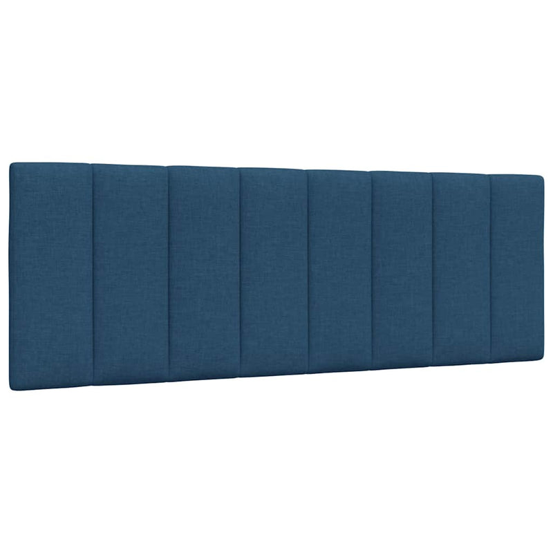 Pernă pentru tăblie de pat, Hanko, albastru, 140 cm, material textil