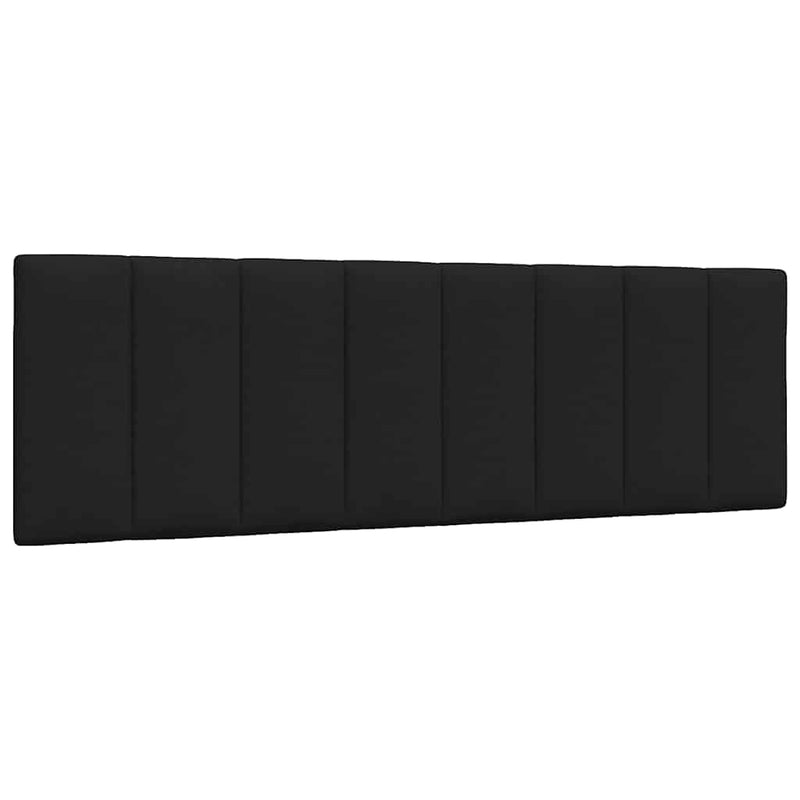 Pernă pentru tăblie de pat, Hanko, negru, 160 cm, material textil
