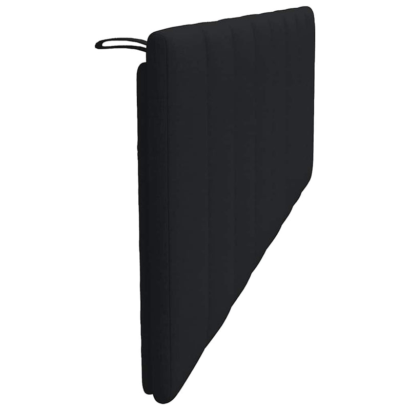 Pernă pentru tăblie de pat, Hanko, negru, 160 cm, material textil