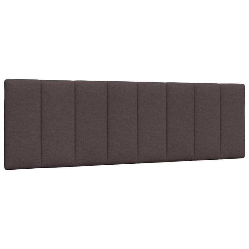 Pernă pentru tăblie de pat, Hanko, maro închis, 160 cm, material textil