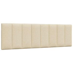 Pernă pentru tăblie de pat, Hanko, crem, 160 cm, material textil