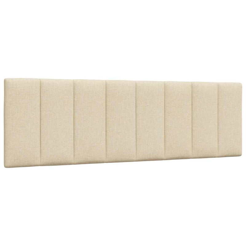 Pernă pentru tăblie de pat, Hanko, crem, 160 cm, material textil