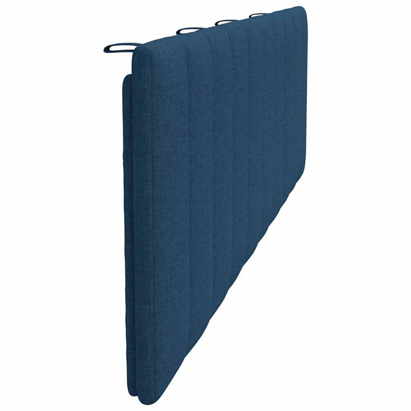 Pernă pentru tăblie de pat, Hanko, albastru, 180 cm, material textil