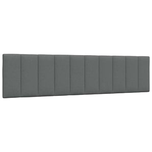 Pernă pentru tăblie de pat, Hanko, gri închis, 200 cm, material textil