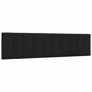 Pernă pentru tăblie de pat, Hanko, negru, 200 cm, material textil