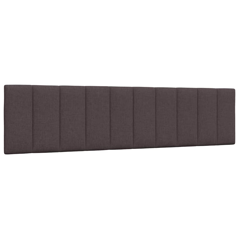 Pernă pentru tăblie de pat, Hanko, maro închis, 200 cm, material textil