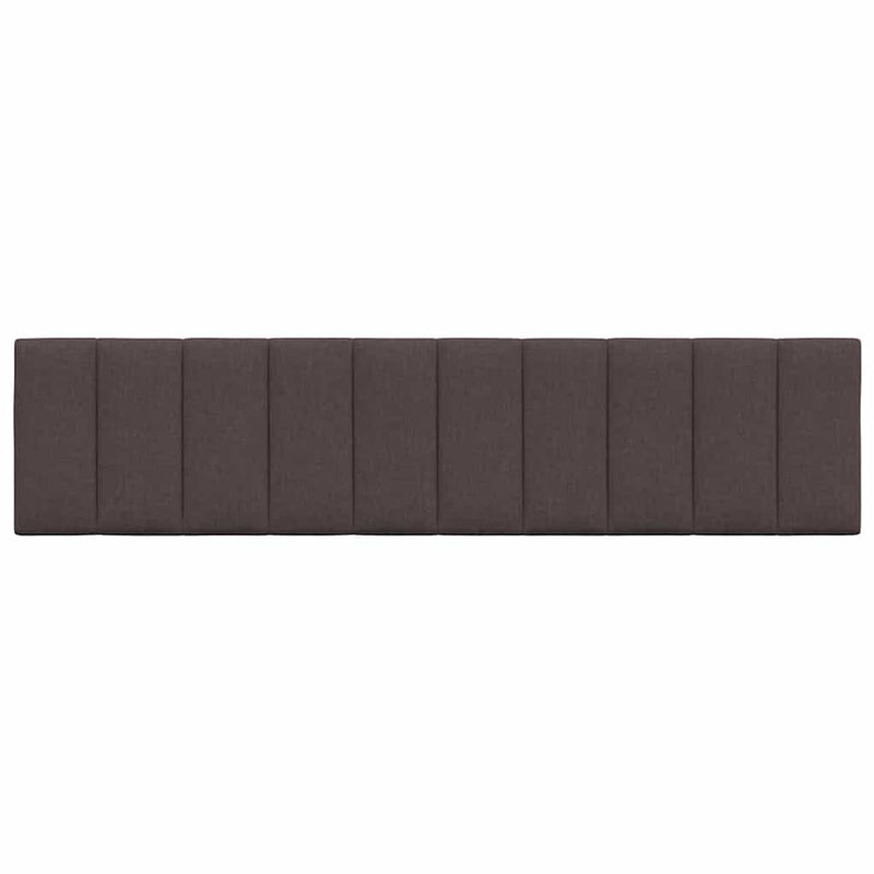 Pernă pentru tăblie de pat, Hanko, maro închis, 200 cm, material textil