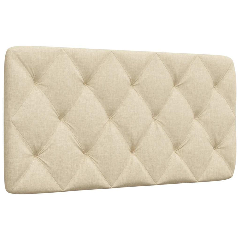Pernă pentru tăblie de pat, crem, 100 cm, material textil