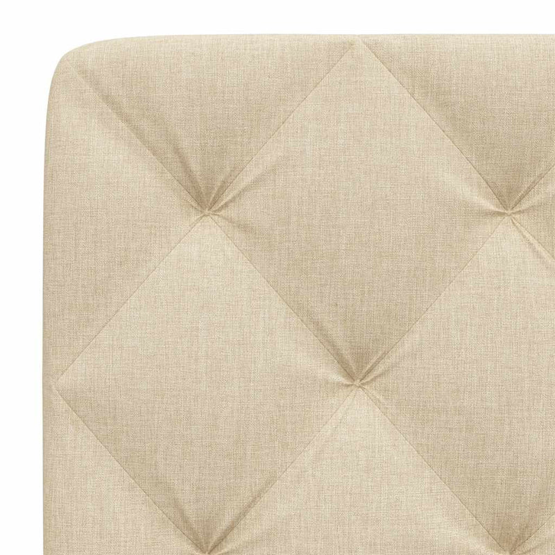 Pernă pentru tăblie de pat, crem, 100 cm, material textil
