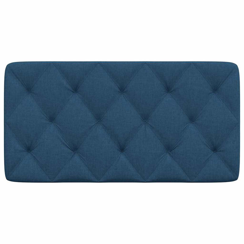 Pernă pentru tăblie de pat, albastru, 100 cm, material textil