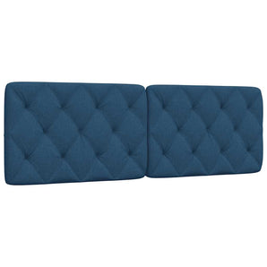 Pernă pentru tăblie de pat, albastru, 160 cm, material textil