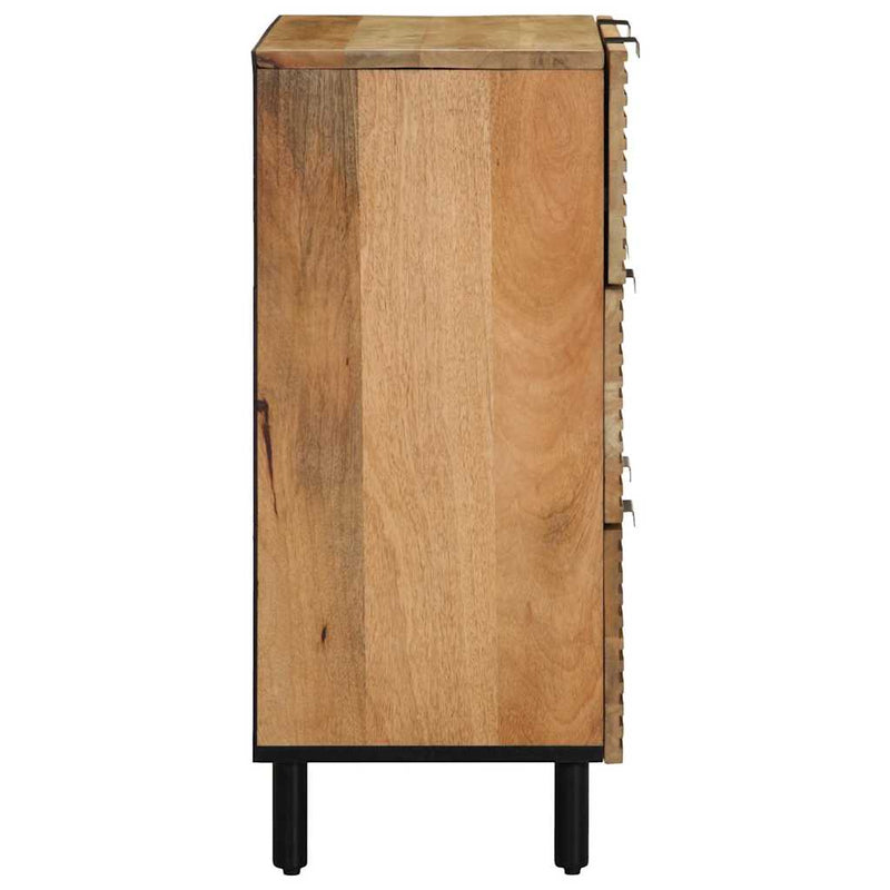 Bufete 2 buc Maro 60x33x75 cm Lemn masiv Mango