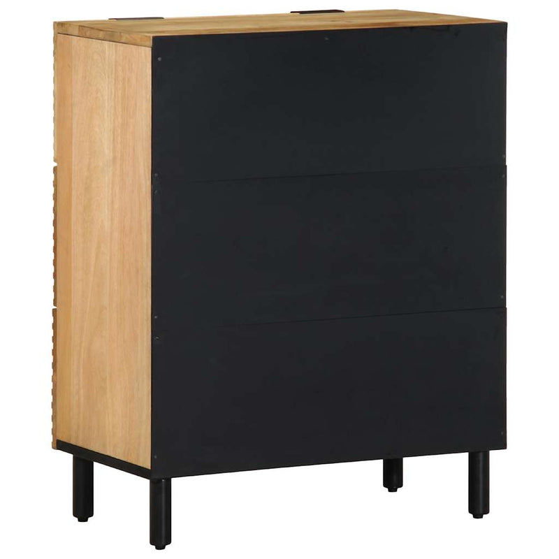 Bufete 2 buc Maro 60x33x75 cm Lemn masiv Mango