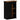Dulap suspendat HALDEN cu ușă glisantă negru 49x22,5x70 cm pin