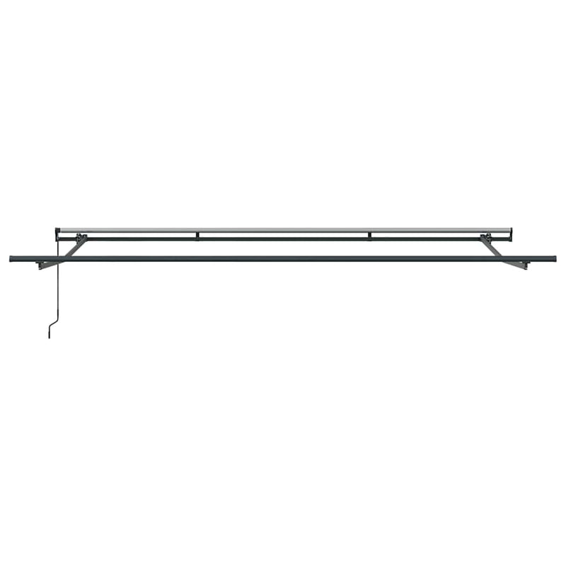 Copertina retractabilă manual, vișiniu, 400x300 cm