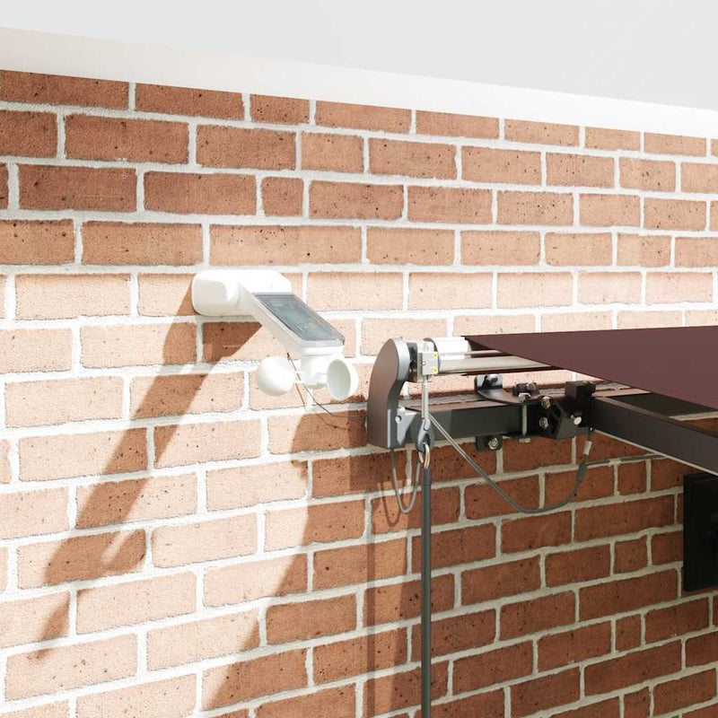 Copertină retractabilă Burgundy 450 × 300 cm Poliester
