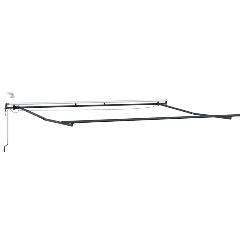 Copertină retractabilă Burgundy 450 × 300 cm Poliester