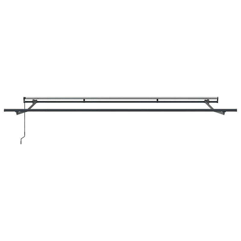 Copertina retractabilă manual, vișiniu, 500x300 cm