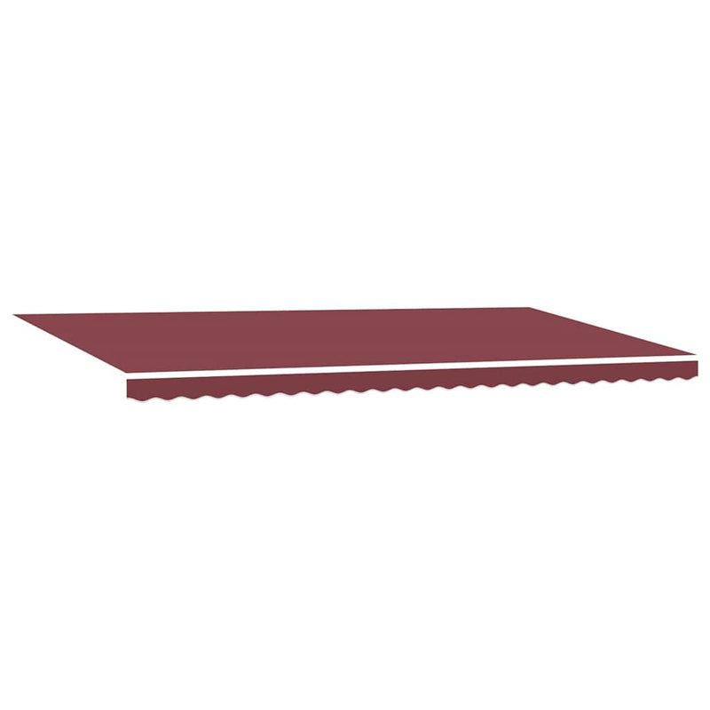 Copertina retractabilă manual cu LED-uri, vișiniu, 600x300 cm