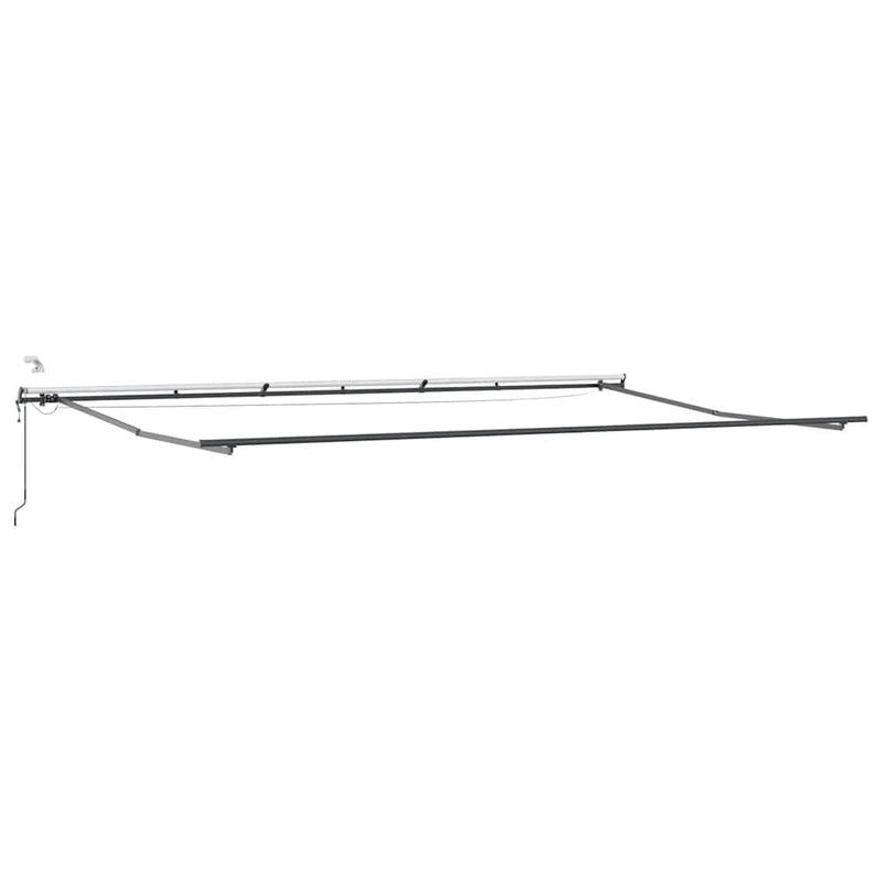 Copertină retractabilă Burgundy 600 × 300 cm Poliester