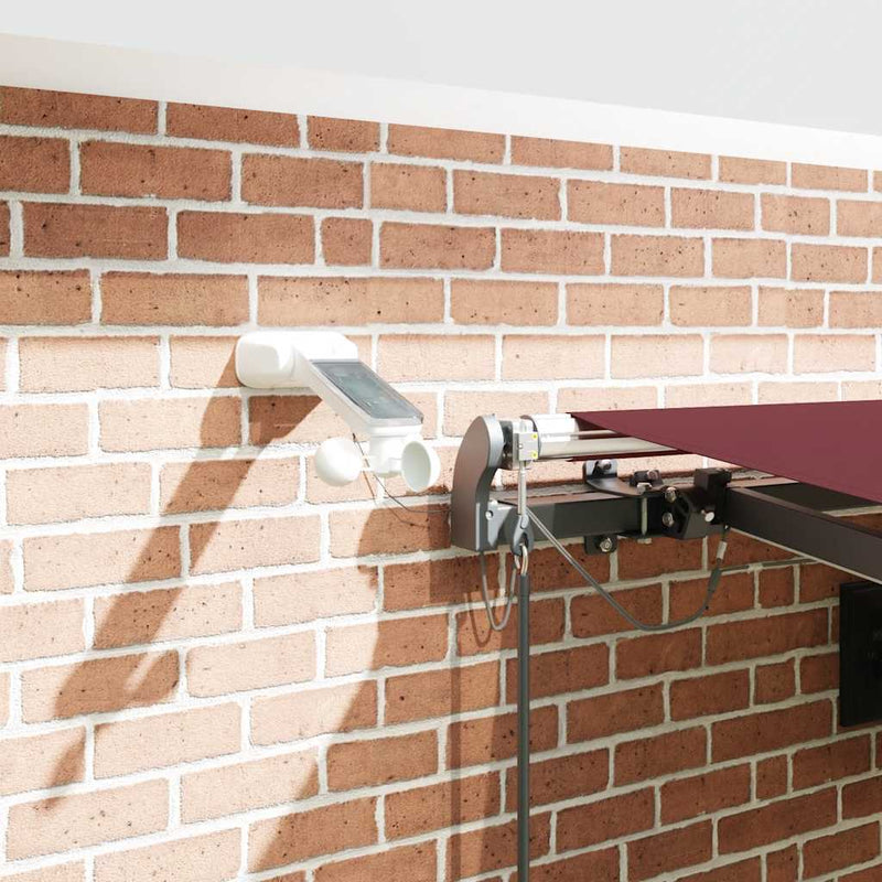 Copertină retractabilă Maro 450 × 300 cm Poliester