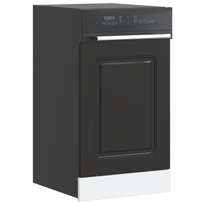 Panou pentru mașină spălat vase Kalmar negru 45x1,5x57 cm lemn prelucrat