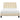 Pat cu saltea, Hanko, crem, 100x200 cm, textil