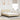 Pat cu saltea, Hanko, crem, 140x200 cm, textil