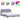 Cadru de pat cu LED fără saltea Gri deschis 180x200 cm Material