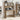 Birou cu rafturi stejar artizanal 102x45x148 cm, lemn prelucrat