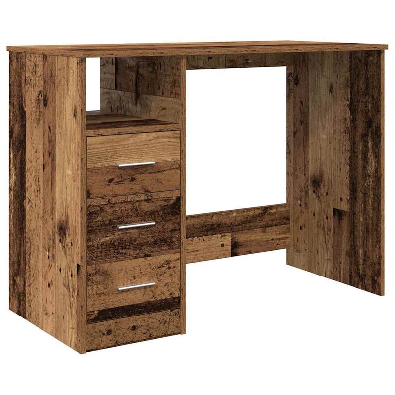 Birou, lemn vechi, 102x50x76 cm, lemn prelucrat