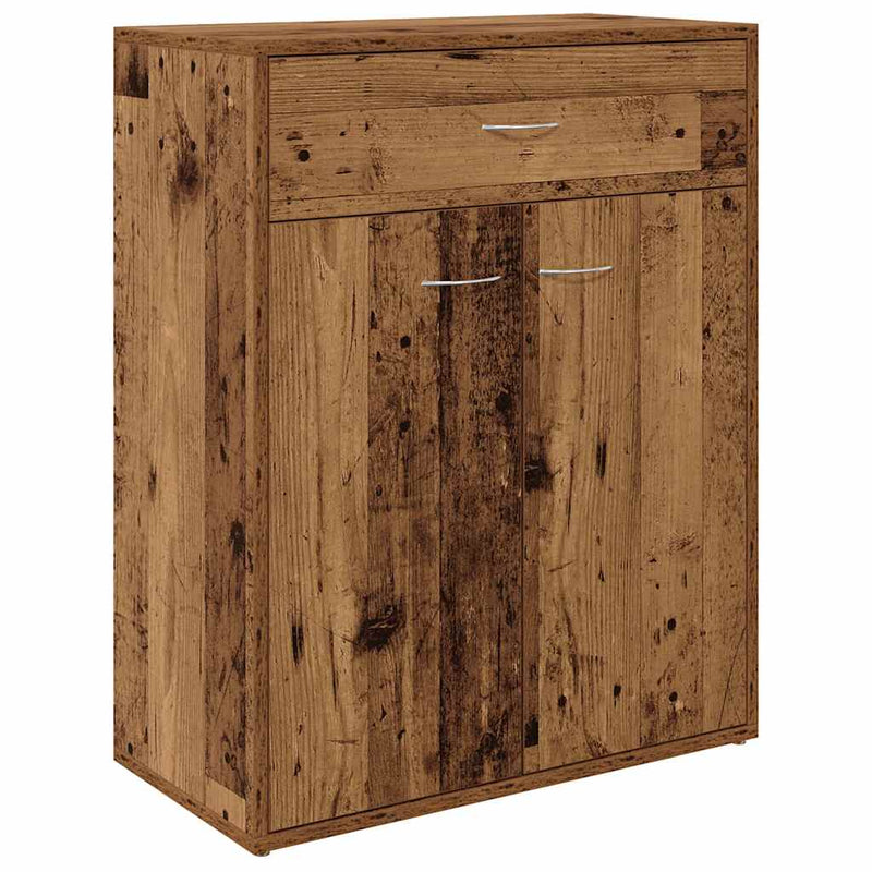Bufetă din lemn vechi 60x30x75 cm din lemn prelucrat