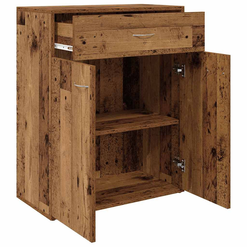 Bufetă din lemn vechi 60x30x75 cm din lemn prelucrat